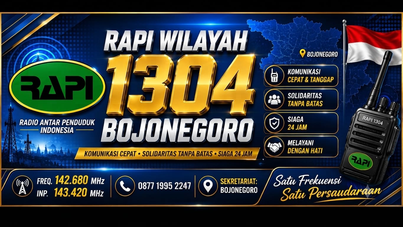 RAPI 1304 BOJONEGORO SIAGA KOMUNIKASI